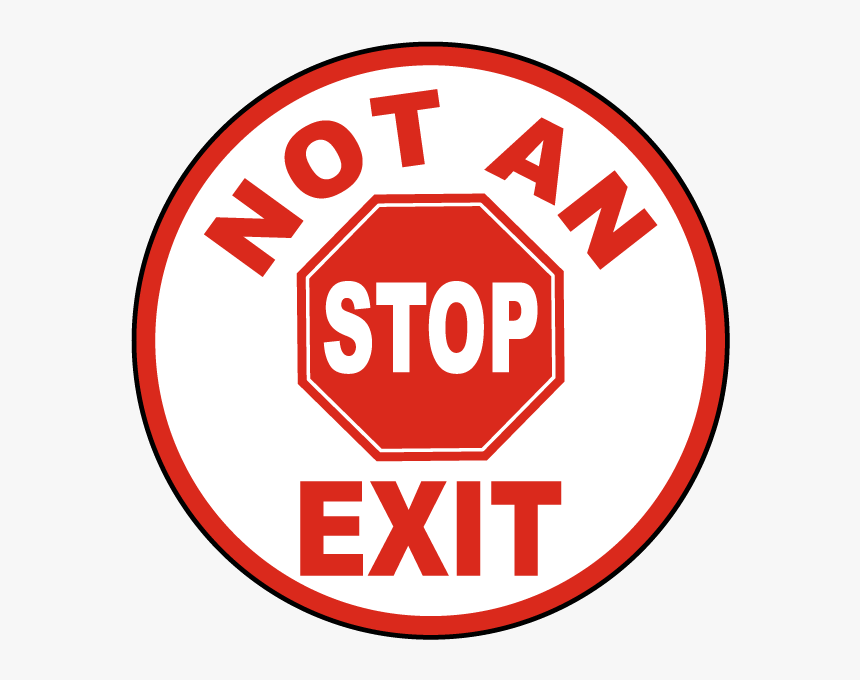 Caution No Exit Concrete Wet, HD Png Download