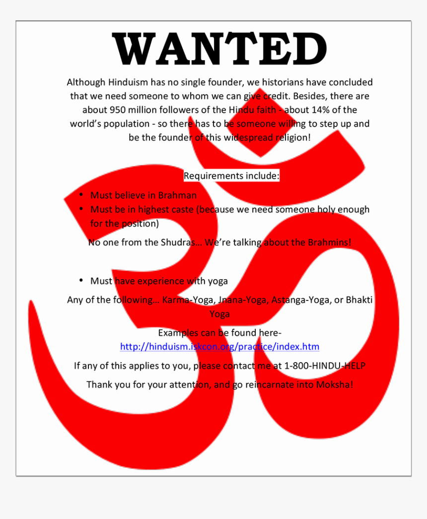 Hinduism Poster, HD Png Download