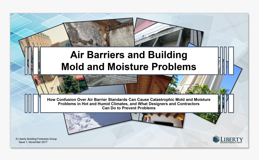 Air Barriers And Building Mold And Moisture Problems, HD Png Download