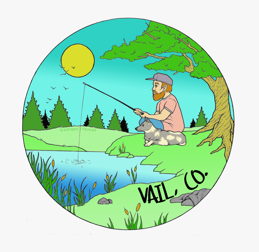 Fisherman Clipart Mermaid, HD Png Download