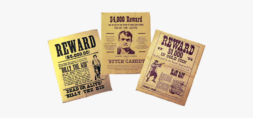 Medieval Wanted Poster - Billy The Kid Wanted Poster, HD Png Download
