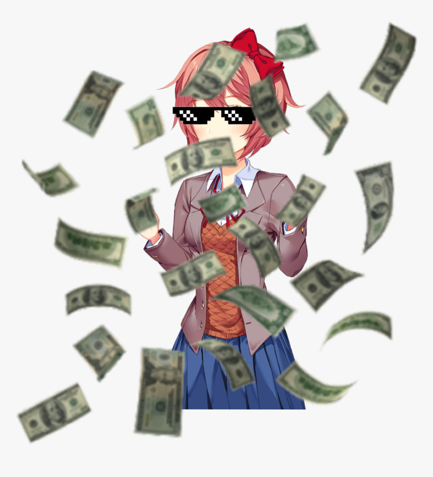 This Cringe - Money Rain Png Gif, Transparent Png