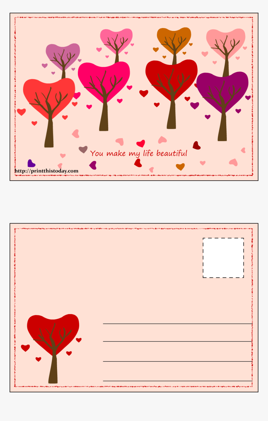 You Make My Life Beautiful Postcard - Postcard For My Love, HD Png Download