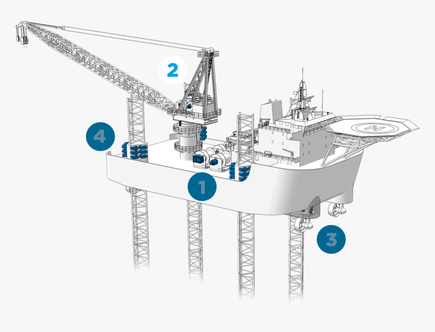 Step - Crane Deck Offshore Platform, HD Png Download