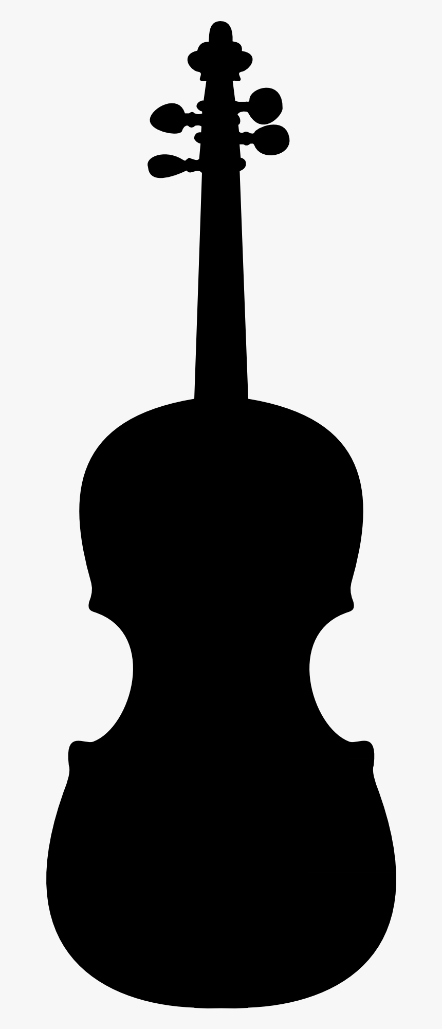 Violin Silhouette Clip Art, HD Png Download