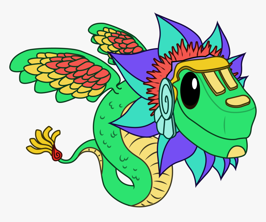 Quetzalcoatl - Aztec Feathered Serpent, HD Png Download
