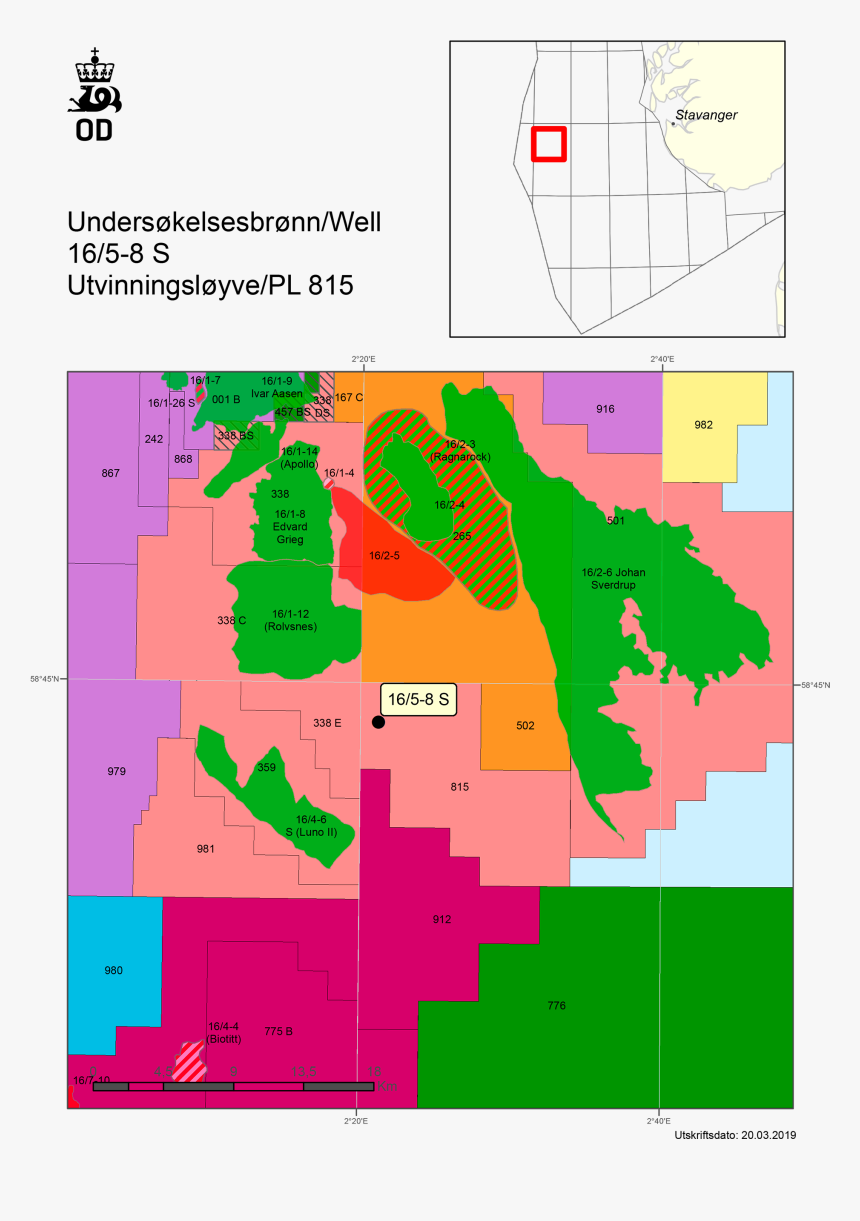 16 5 8 S - Norwegian Petroleum Directorate, HD Png Download