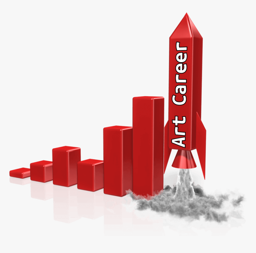 Rocket Art Career - Growth Business Logo Png, Transparent Png
