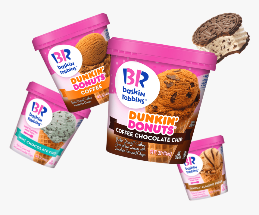 Boardwalk Frozen Treats - Dunkin Donuts, HD Png Download