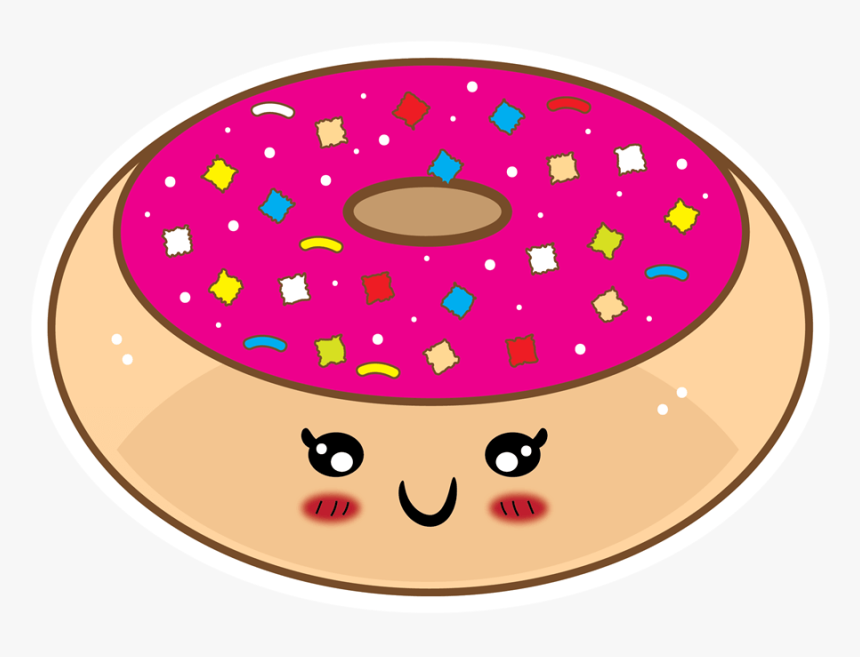 Dunkin Donuts Clipart Tumblr Cartoon - Doughnuts Cute Clipart, HD Png Download
