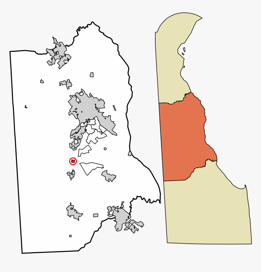 Little Creek Delaware On Map, HD Png Download