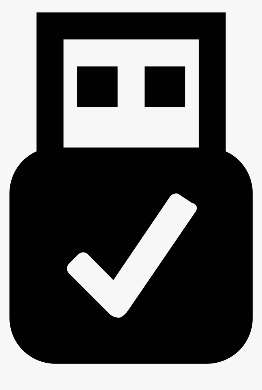 Print Icon Png - Usb Flash Drive, Transparent Png