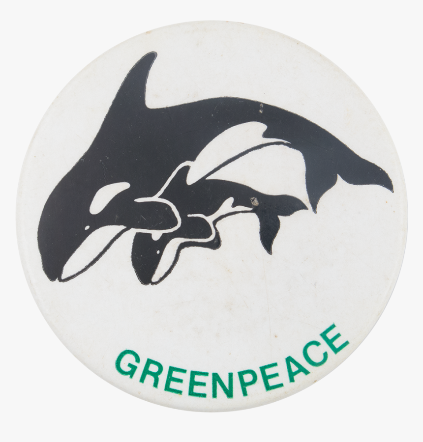 Greenpeace Orca Cause Button Museum - Crescent, HD Png Download