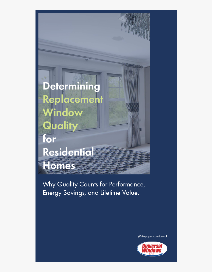 Determining Replacement Window Quality For Residential - Poster, HD Png Download
