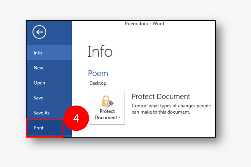Steps To Print A Document, HD Png Download