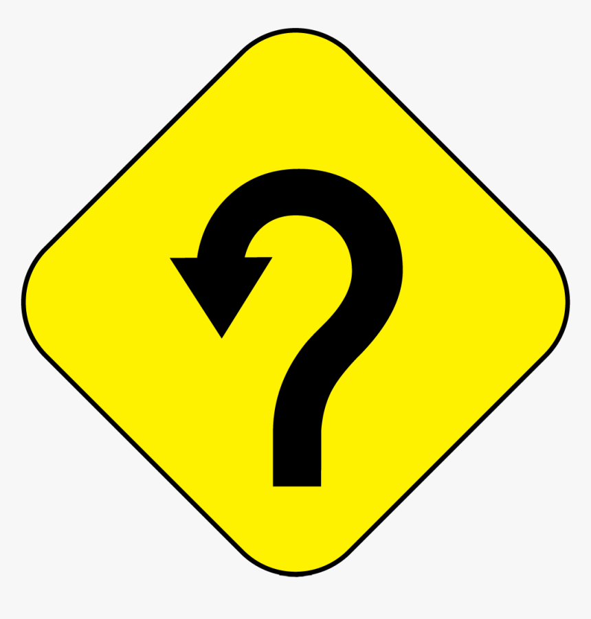 Awhile Back I Discovered A New Truth Tool That I Used - Slow Down For A Left Curve Sign, HD Png Download