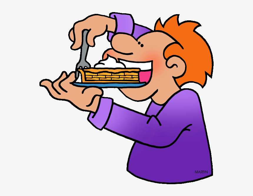 Peach Cobbler Clipart - Eat Pumpkin Pie Clipart, HD Png Download