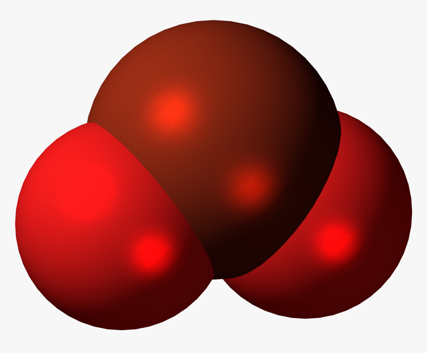 Bromine Dioxide Molecule Spacefill - Bromine Molecule, HD Png Download