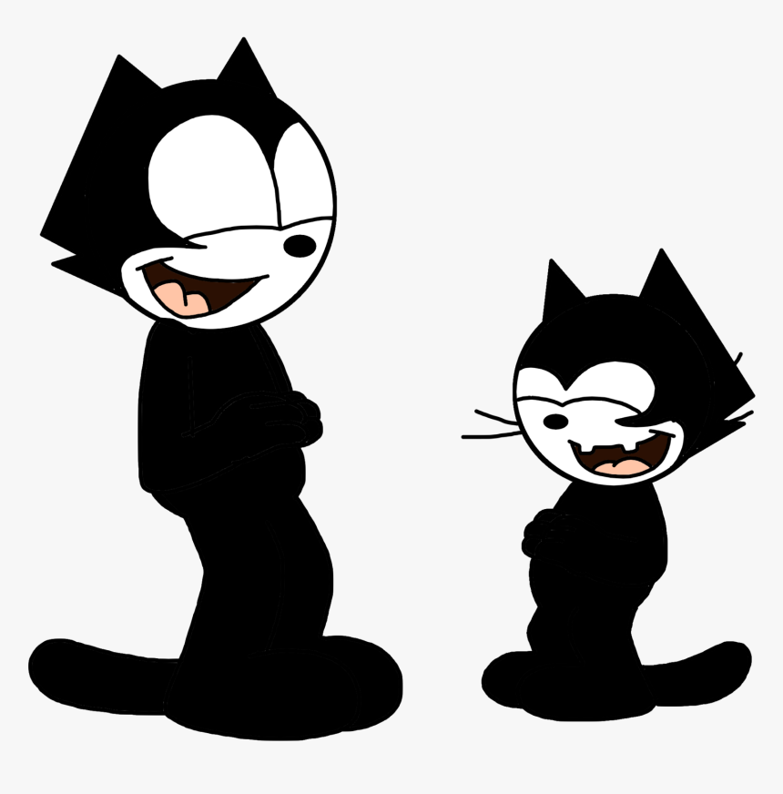 Transparent Laughing Clipart - Clipart Black Cat Laughing, HD Png Download