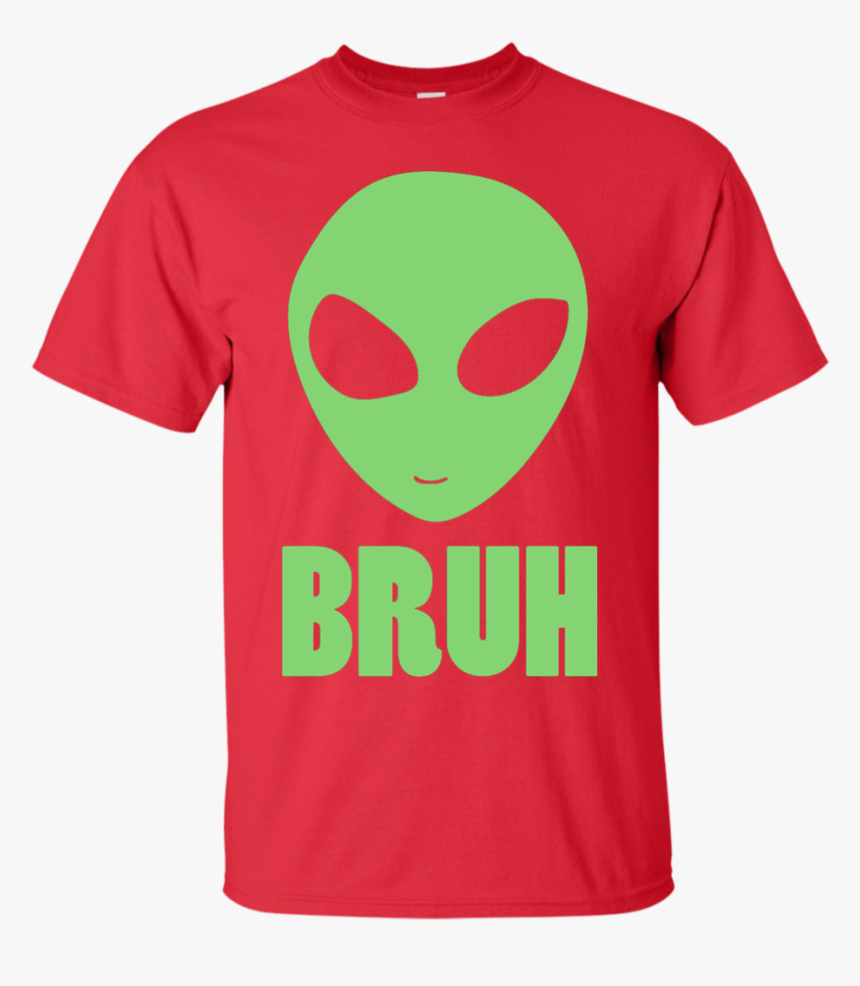 Bruh Alien T Shirt & Hoodie - T-shirt, HD Png Download