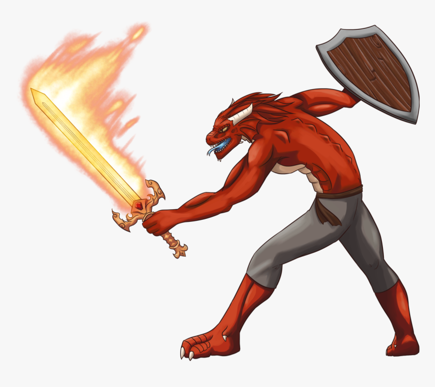 Shirtless Dragonborn, HD Png Download