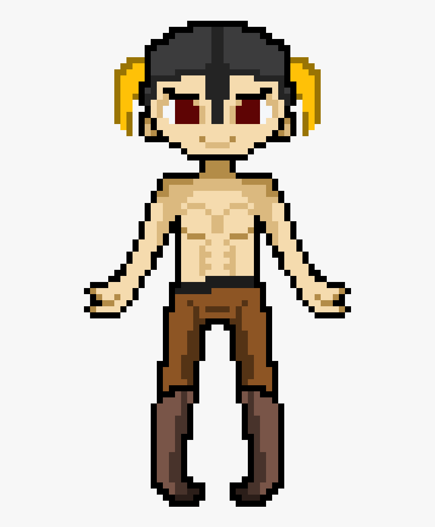 Cartoon , Png Download - Grid Minecraft Pixel Art, Transparent Png