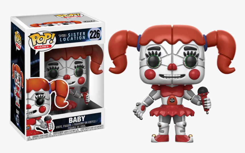 Pop Figure Five Nights At Freddy S Sister Location - Funko Pop Five Nights At Freddy's Sister Location, HD Png Download