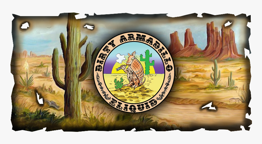 Dirty Armadillo Web Banner - Desert Landscape, HD Png Download