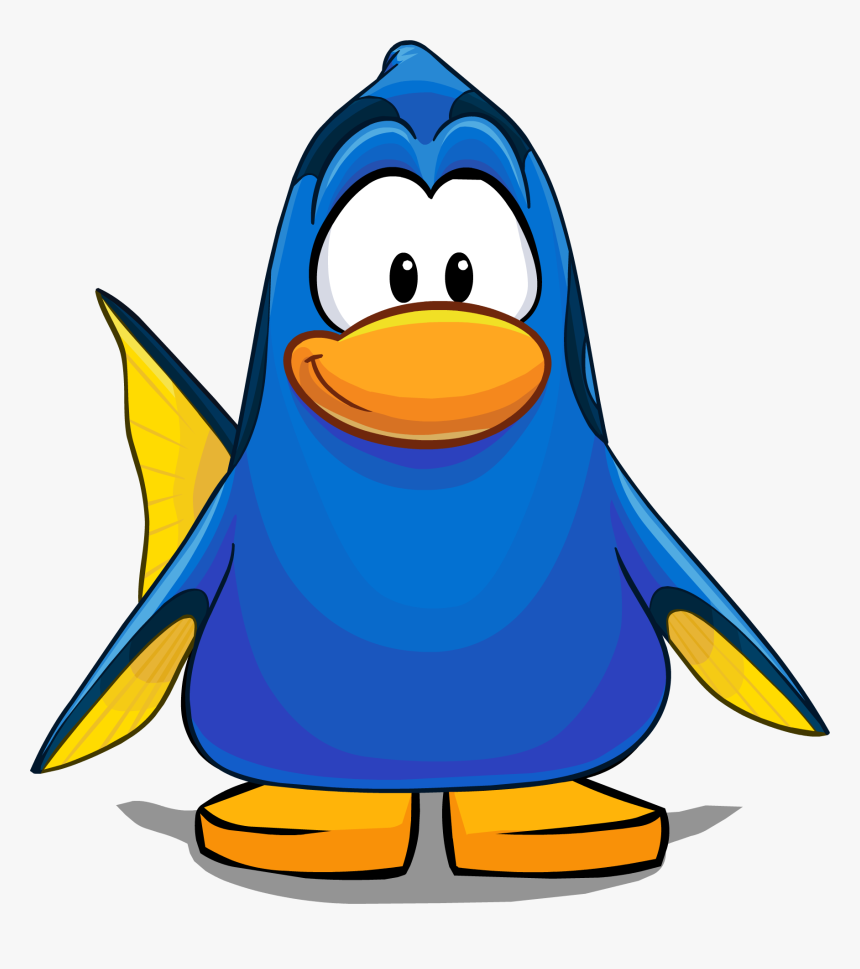 Dory Costume On A Player Card - Penguin With A Scarf, HD Png Download