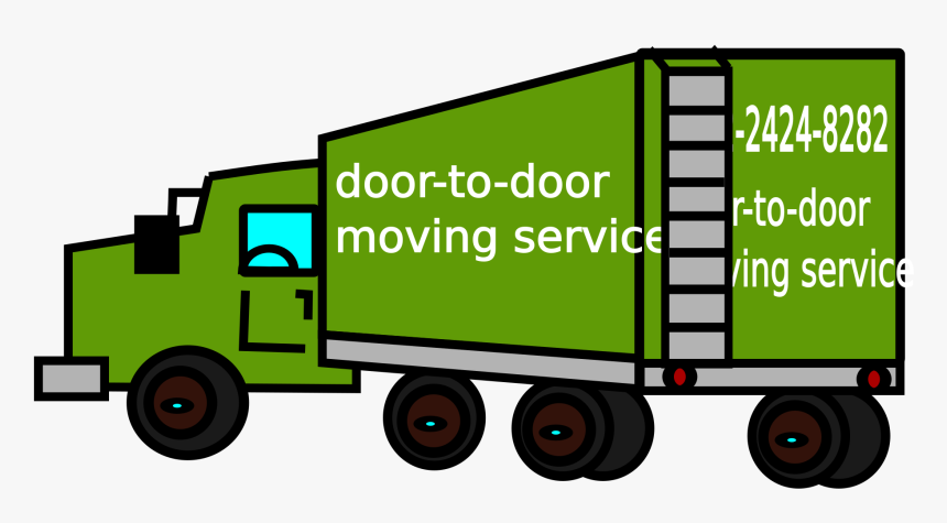 Move Clipart Uhaul Truck - Transparent Moving Truck Clipart, HD Png Download