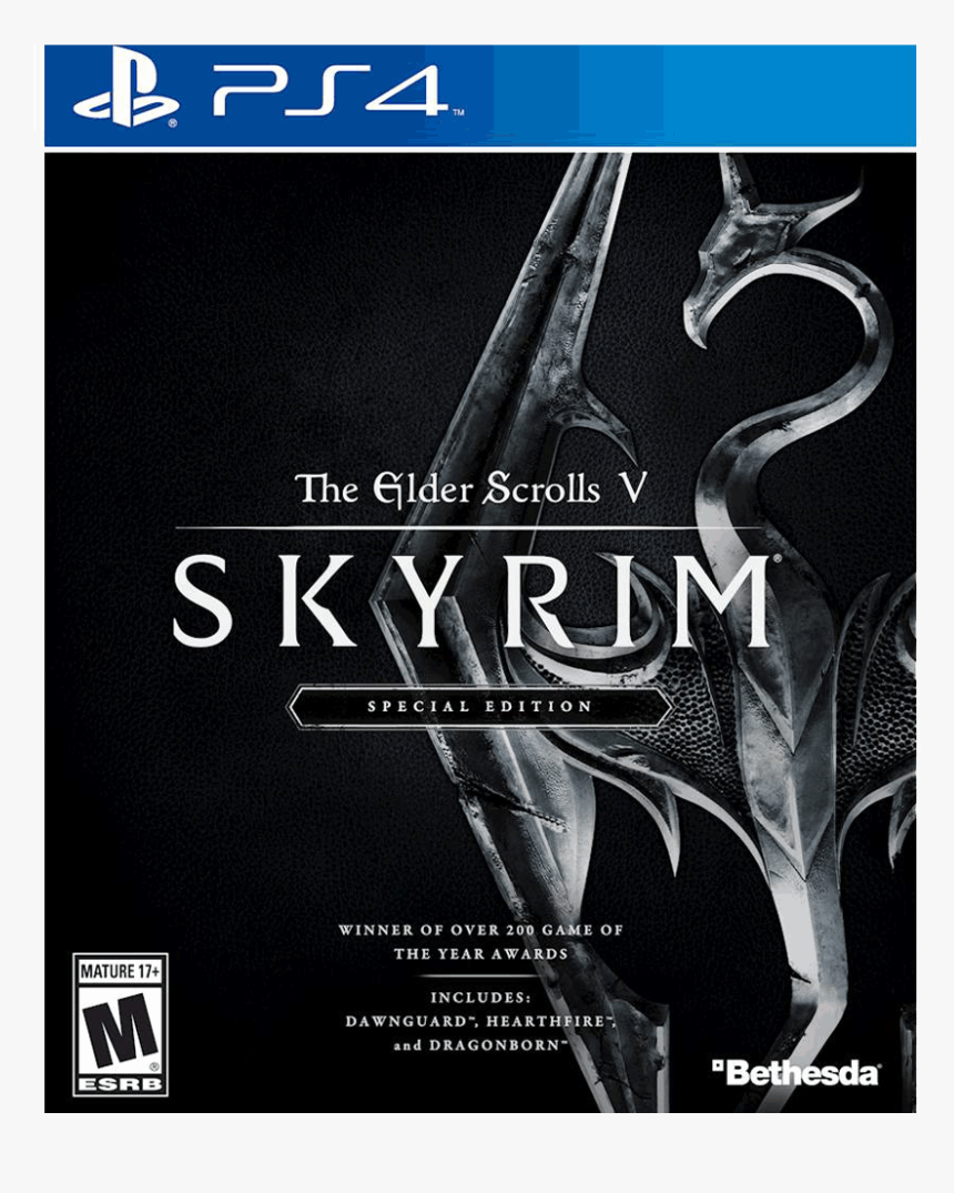 Elder Scrolls V Skyrim Special Edition Ps4, HD Png Download
