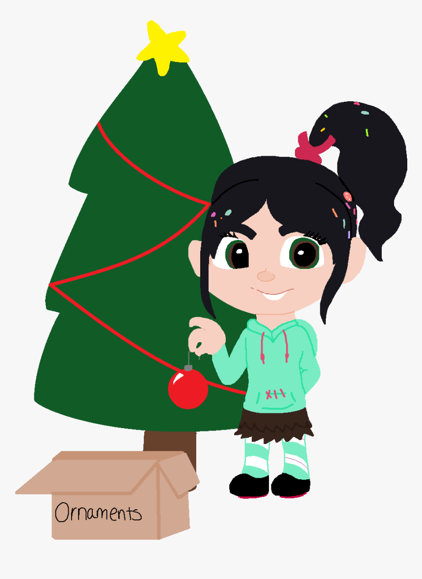 Christmas Vanellope - Cartoon, HD Png Download