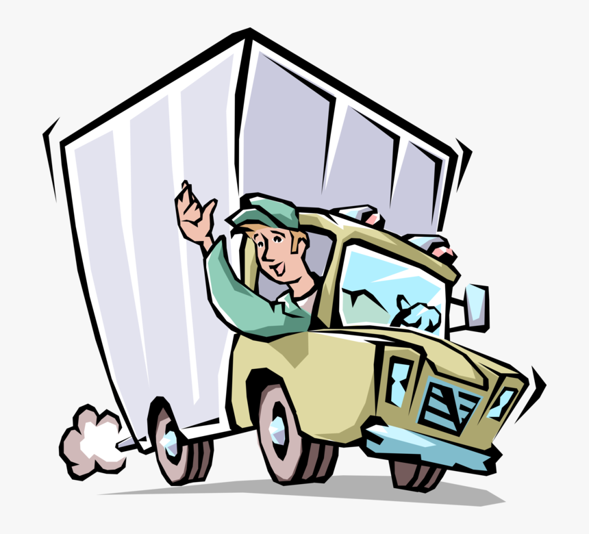 Vector Illustration Of Handymen Moving Company Mover - Deliveries Clipart, HD Png Download