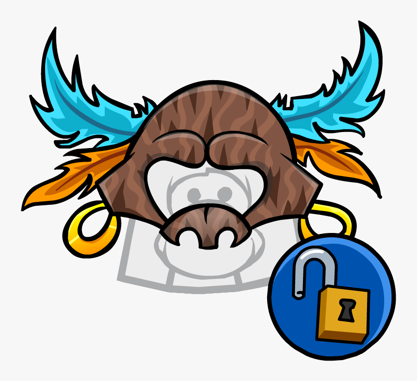 Coconut Clipart Tiki - Club Penguin Optic Headset, HD Png Download