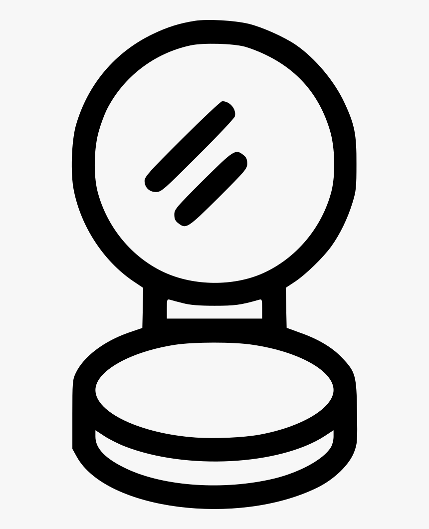 Foundation Makeup Mirror Makeup Compact Powder Mirror - Makeup Png Icon Free, Transparent Png