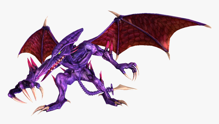 Dragon,fictional Character,mythical Creature,cryptid,cg - Ridley Other M Png, Transparent Png