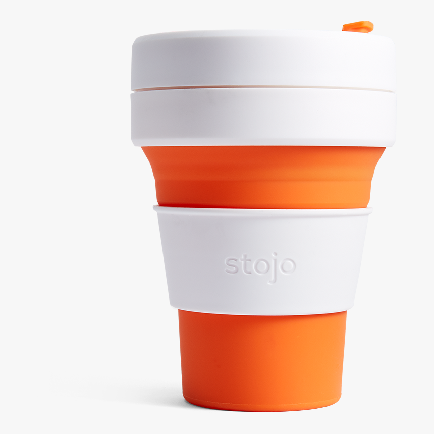 Pocket 12 Oz Cup - Pink Stojo, HD Png Download