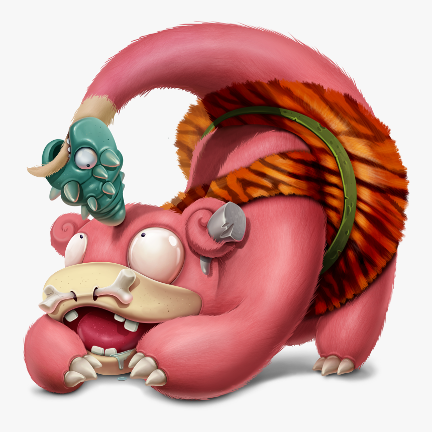 Slowpoke Illustration, HD Png Download
