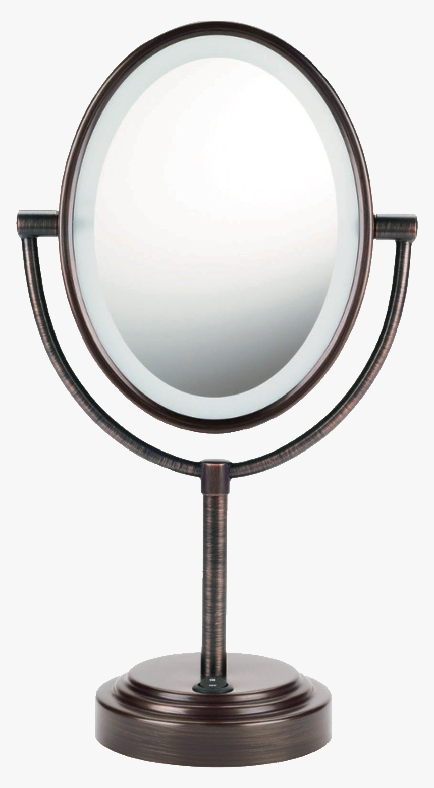 Bronze Vanity Mirror Lighted, HD Png Download