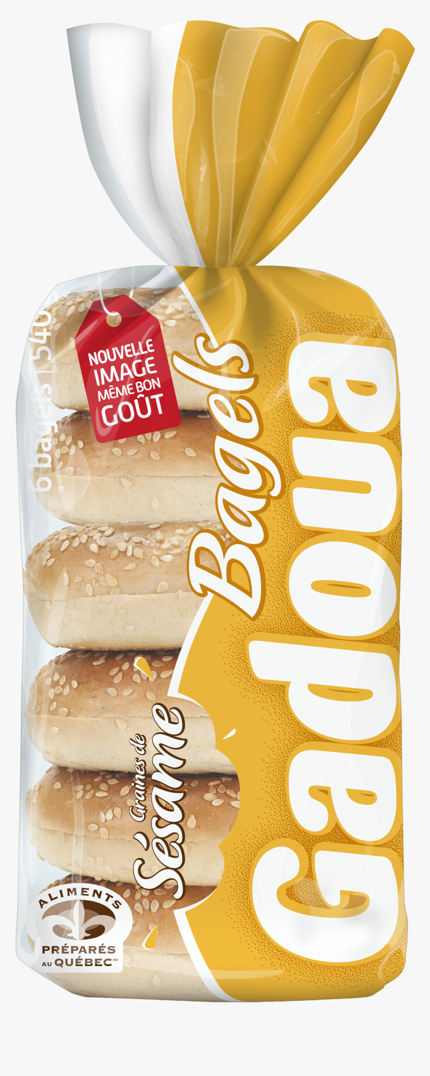 Bagels Sésame - Bun - Aliments Du Québec, HD Png Download