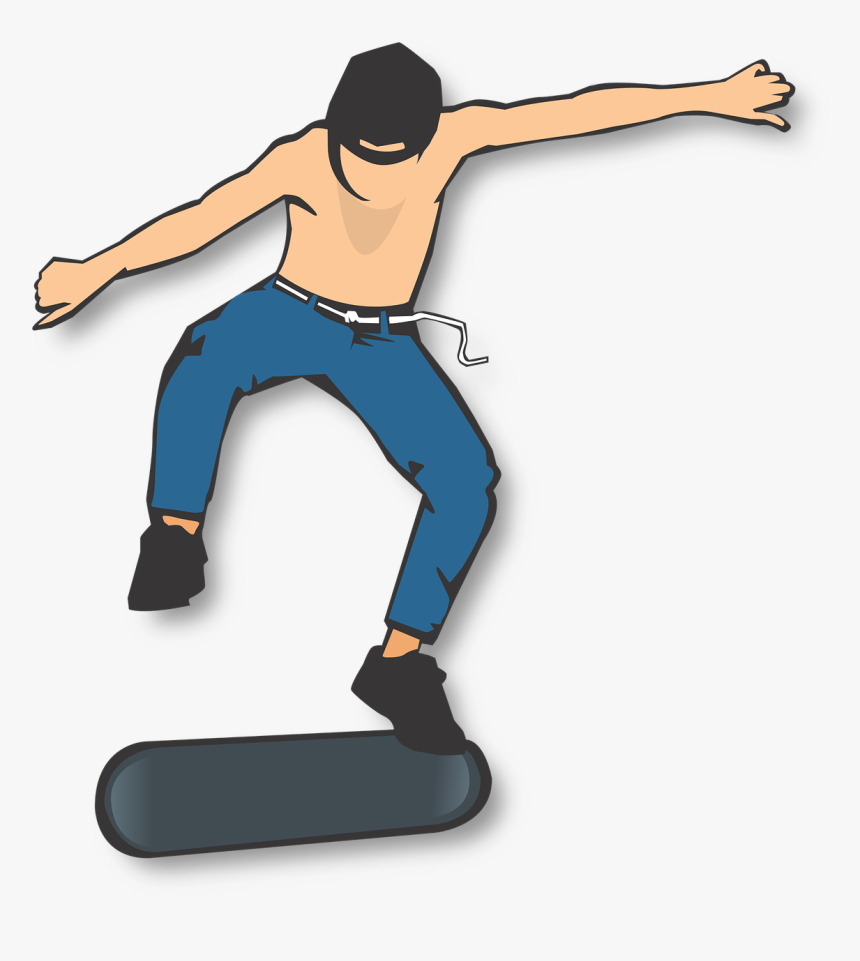 Kickflip Vector, HD Png Download