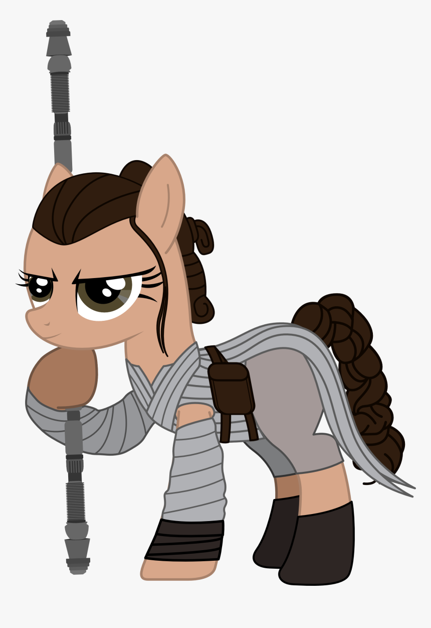 Rey Battlefront 2 Png - Star Wars The Force Awakens Pony, Transparent Png