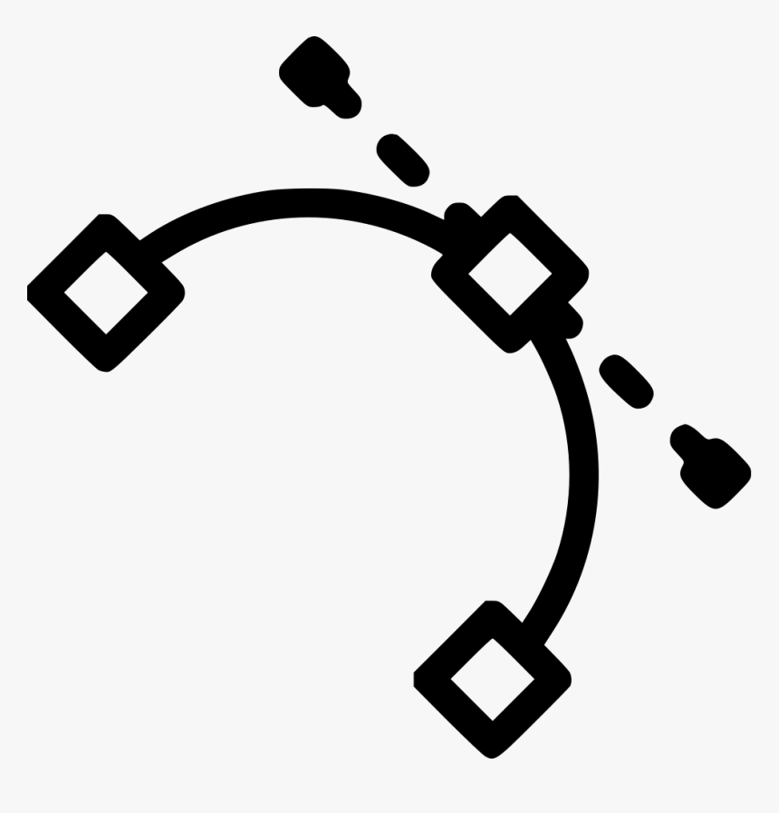Vector Bezier Curve Illustrator - Illustrator Vector Png, Transparent Png