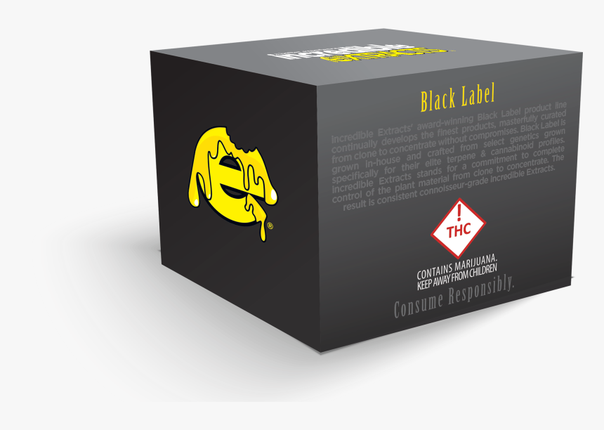 Incredible Extracts Black Label - Incredible Extracts Live Resin, HD Png Download