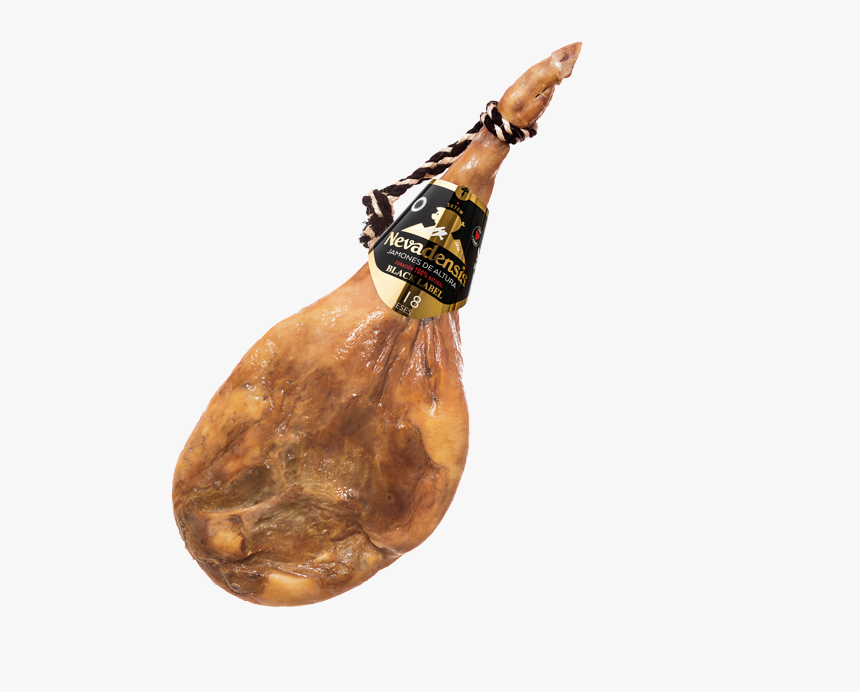 Ham Nevadensis Black Label 18 Months - Dibujo De Jamon Serrano, HD Png Download