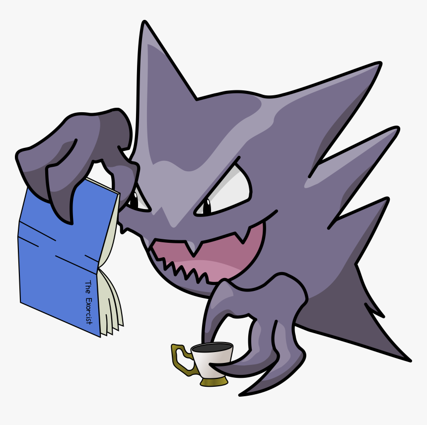 Haunter Pokedex Fanart, HD Png Download