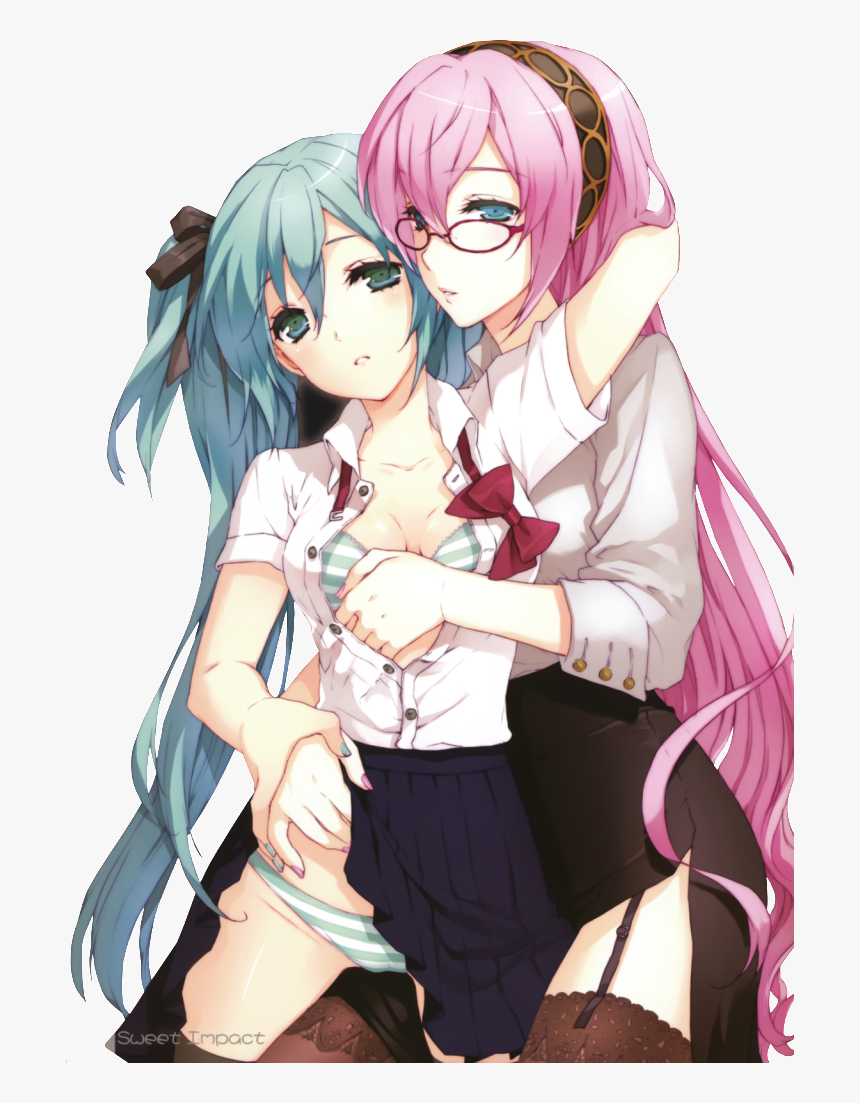 Miku X Luka - Anime Luka X Miku, HD Png Download