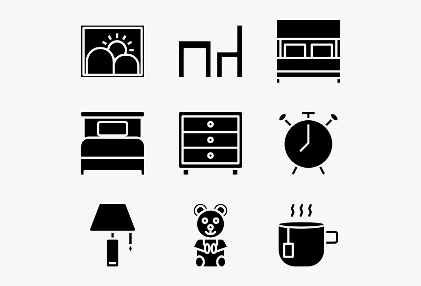 Bedroom - Free Icon Library, HD Png Download