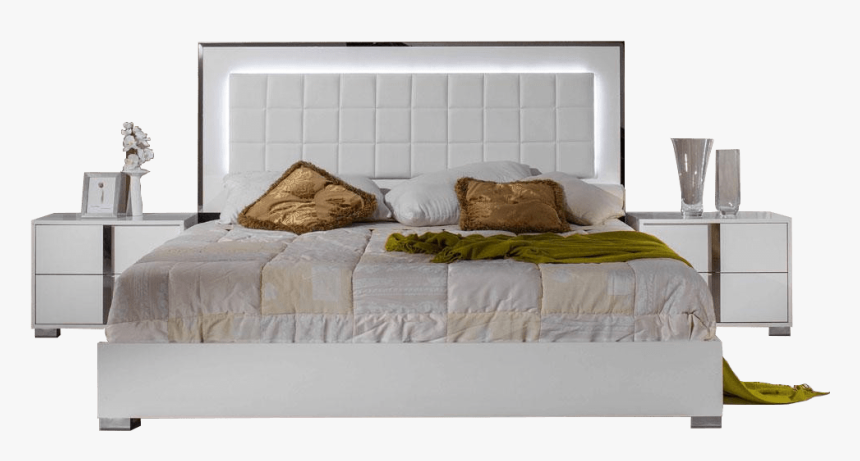 Vg-made In Italy White Lacquer Bedroom Set - Bed Room Set Png, Transparent Png