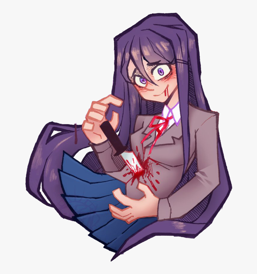 Transparent Yuri Doki Doki Png - Doki Doki Yuri Blood, Png Download